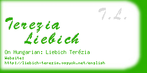 terezia liebich business card